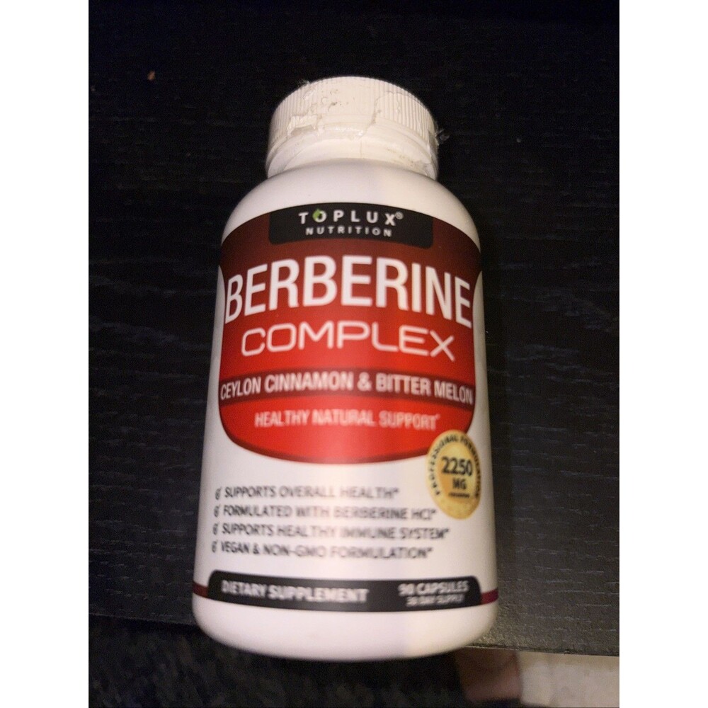 Berberine with Ceylon Cinnamon and Bitter Melon 2250mg - Berberine HCl . 90 CT